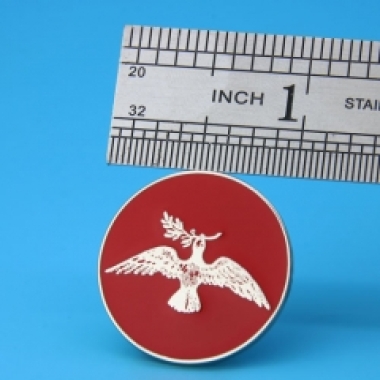 Pigeon And Olive Branch Custom Lapel Pins,gs-jj.com